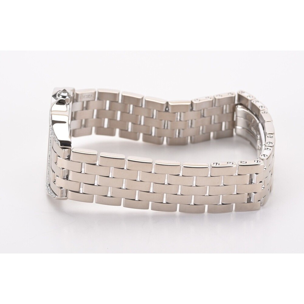 Cartier Santos Demoiselle 2703 18k Solid White Gold/Diamond Ladies Watch +Papers